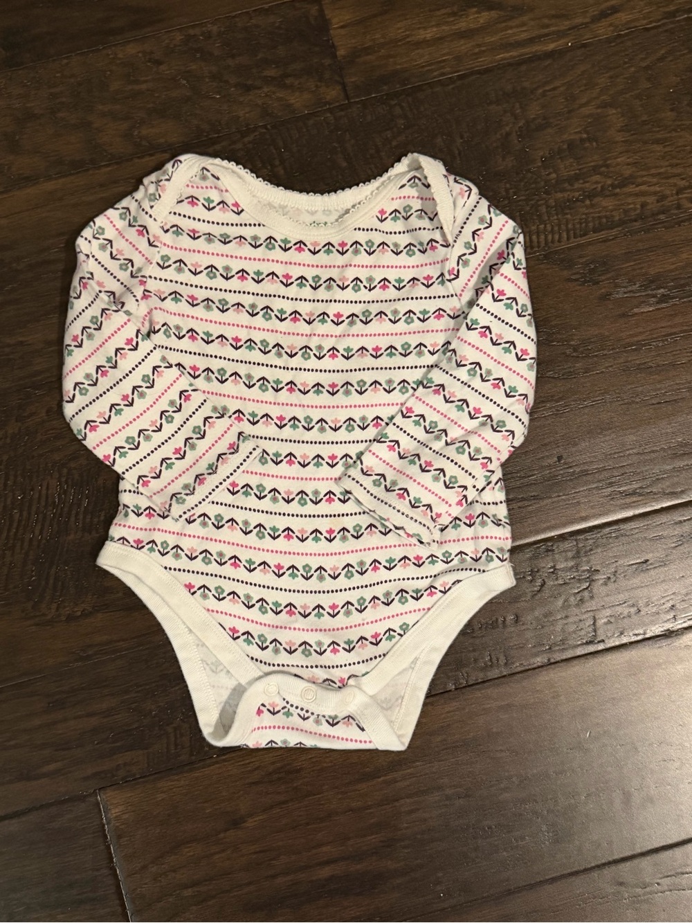 Dip organic cotton Baby Girl Long Sleeve One-Piece Bodysuit onesie
